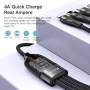 Yesido 4 In 1 Type-C to 4 Ports Charging Cable 4A