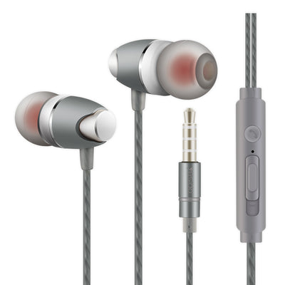 Yesido Metal Personality Earphone Universal Wire Control With Mic