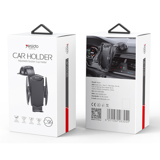 Yesido Adjustable Suction Cup Holder