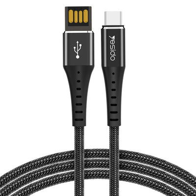 Yesido Double Side Plug  Data Cable 1.2m