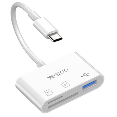 Yesido OTG Adapter Type-C To USB 3.0 SD & TF Card