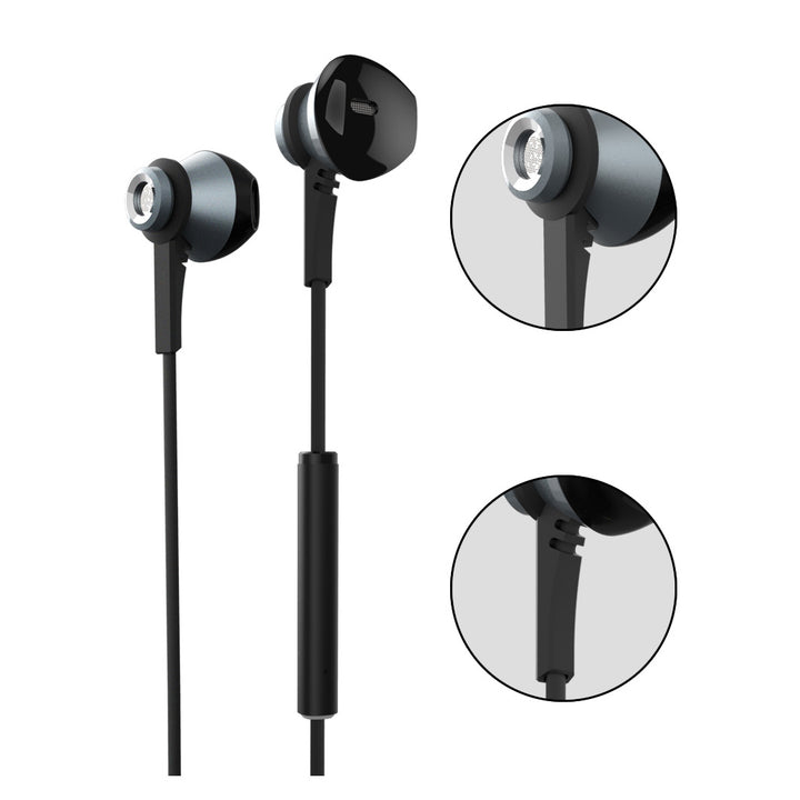 Yesido Stereo Noise Cancelling Earphones With Microphone 3.55mm - iCase Stores
