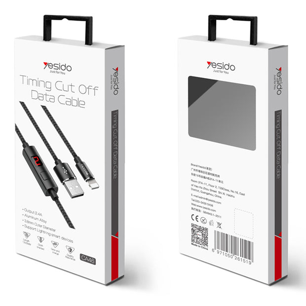 Yesido Timing Cut Off Data Cable 1.2m