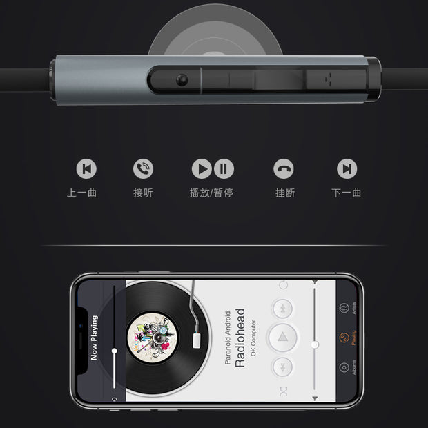 Yesido Stereo Noise Cancelling Earphones With Microphone 3.55mm