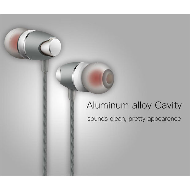 Yesido Metal Personality Earphone Universal Wire Control With Mic
