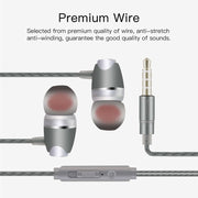Yesido Metal Personality Earphone Universal Wire Control With Mic