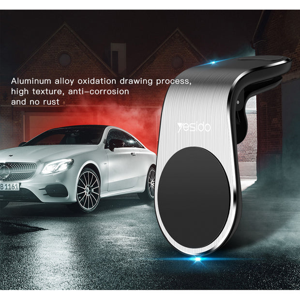 Yesido Magnetic L- Shape Air Vent Clip Car Holder