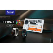 Telzeal Ultra 2 Smart Watch With 3 Straps