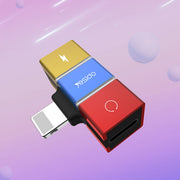 Yesido Lightning To Dual Lightning Audio Adapter Converter