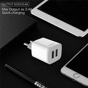 Yesido 2 USB Port Wall Charger 2.4A