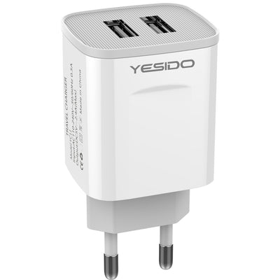 Yesido 2 USB Port Wall Charger 2.4A