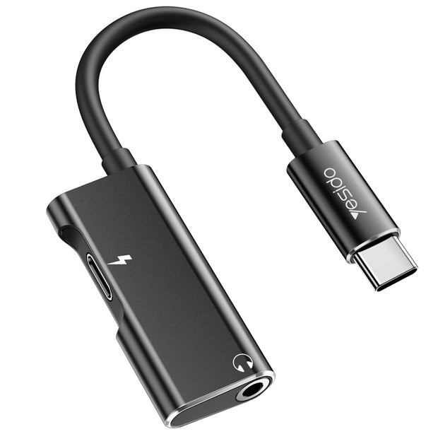 Yesido Audio Adapter USB-C Fast Charge & Music