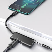 Yesido Audio Adapter USB-C Fast Charge & Music