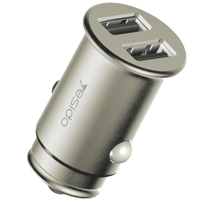Yesido Mini Dual USB Port Car Charger
