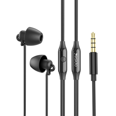 Yesido Silicon Sleep Stereo Earphone With Microphone