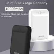 Yesido Mini Power Bank With Dual USB 10000mAh