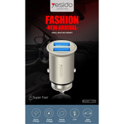 Yesido Mini Dual USB Port Car Charger