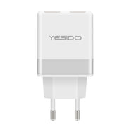 Yesido 2 USB Port Wall Travel Charger 2.4A