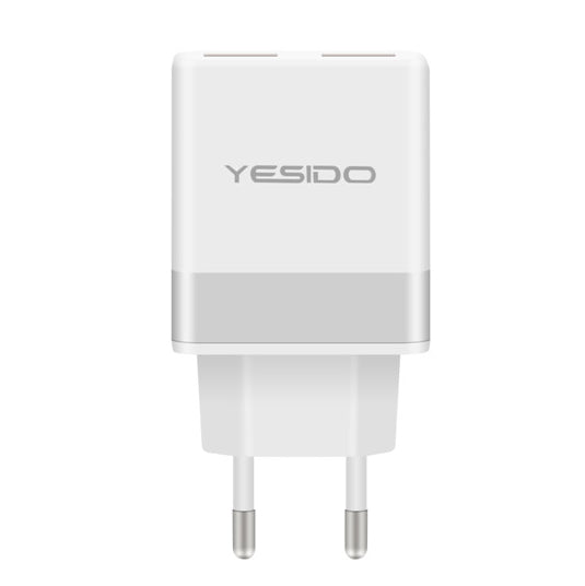 Yesido 2 USB Port Wall Travel Charger 2.4A