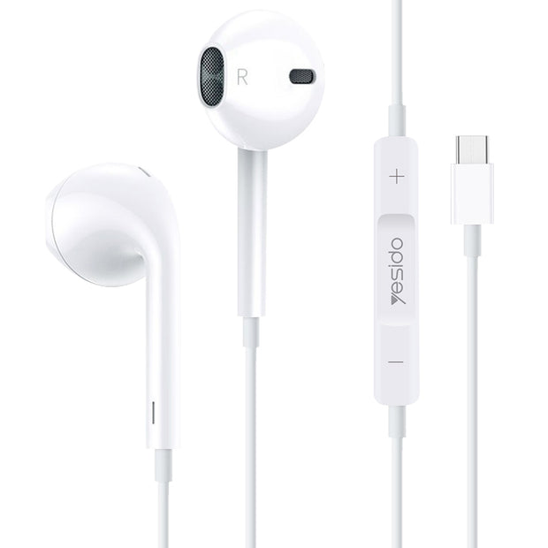 Yesido Wired Earphones Type-C With Microphone