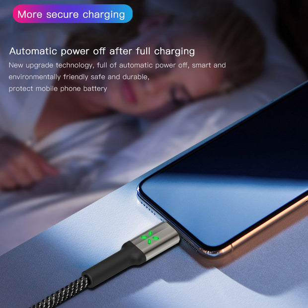 Yesido Auto Disconnect Lightning Data Cable