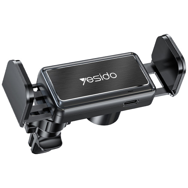 Yesido Air Vent Cell Phone Holder Center Console Hands Free Built-In 200mAh