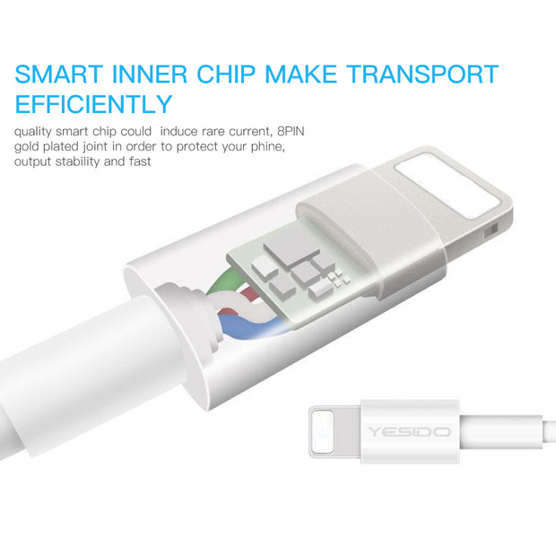 Yesido Lightning Data Cable 2.4A