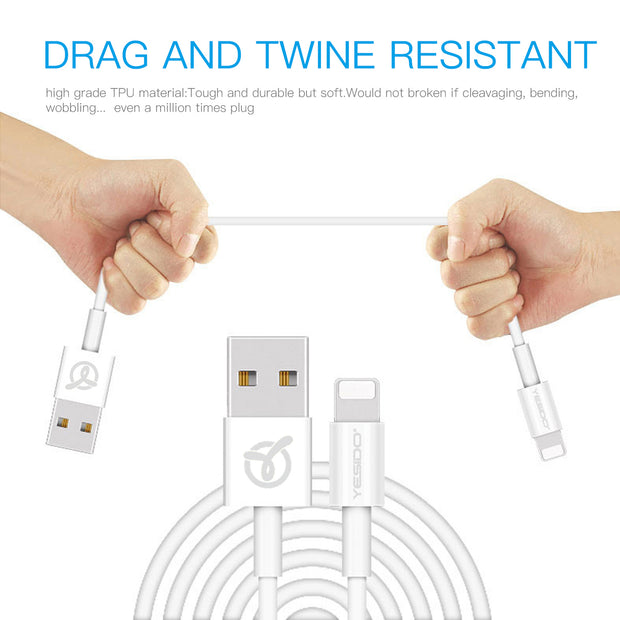 Yesido Lightning Data Cable 2.4A