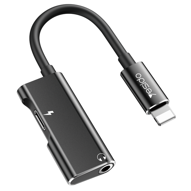 Yesido Audio Adapter 2 In 1 Charging & Music Converter