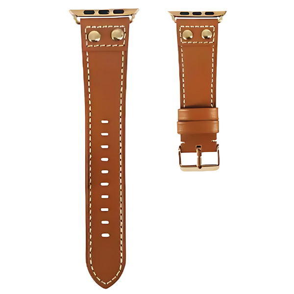 Santa Barbara Leather Dempsey Series Genuine Strap For Apple Watch - iCase Stores