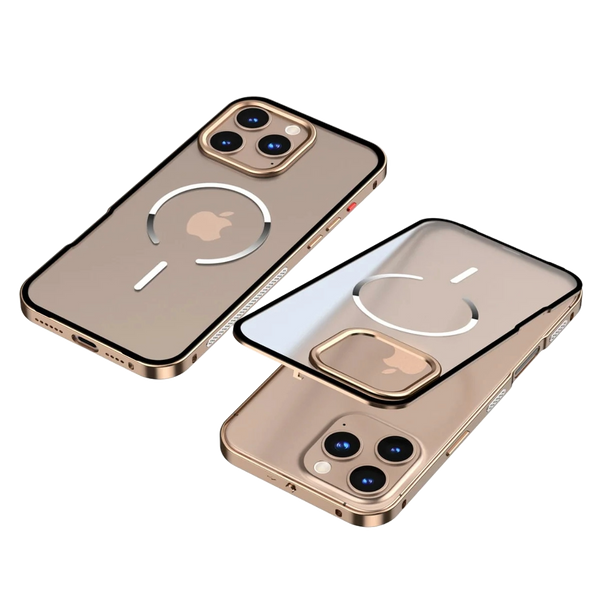 Metal Frame Frosted Magnetic Case