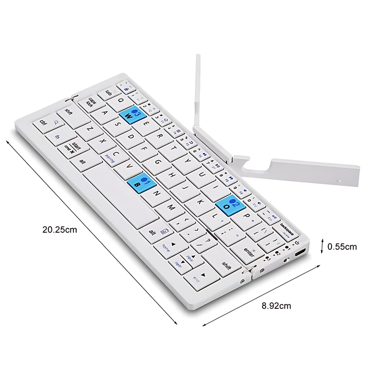 Mini Foldable Rechargeable Bluetooth Keyboard - iCase Stores