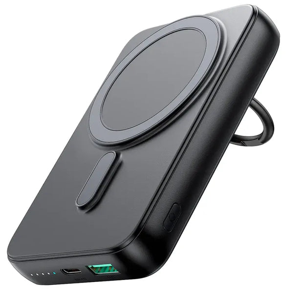 Joyroom Mini Magnetic Wireless Charging Power Bank With Ring Stand 20W 10000mAh