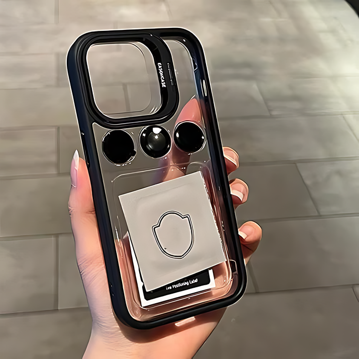 Luxury Case With Matching Metallic Lens Protector & Stand - iCase Stores