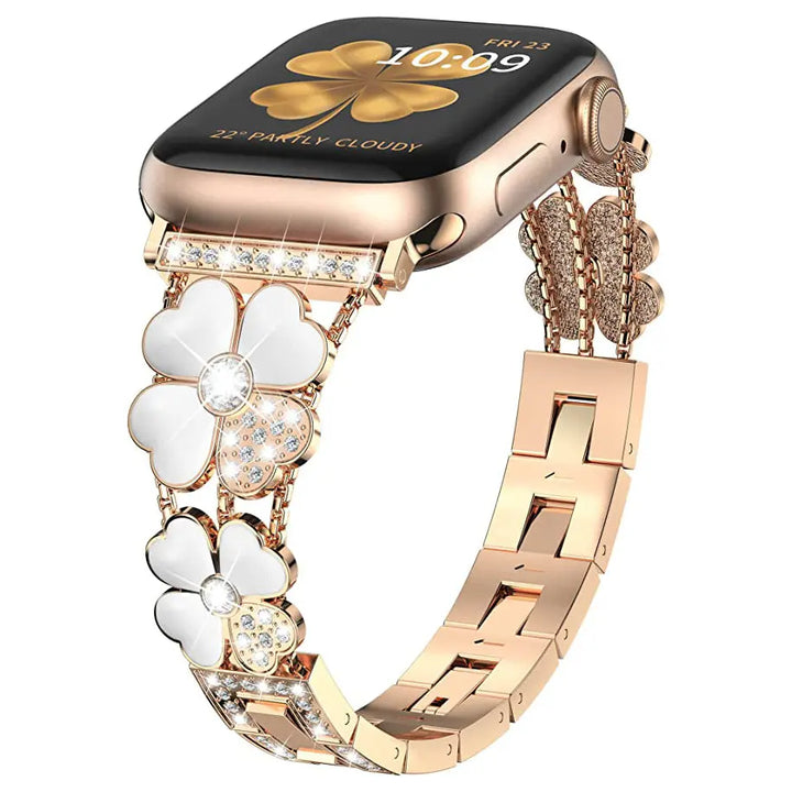 Bling Diamond Jewelry Metal Bracelet Band for Apple Watch - iCase Stores