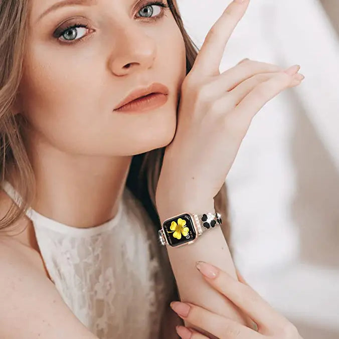 Bling Diamond Jewelry Metal Bracelet Band for Apple Watch - iCase Stores