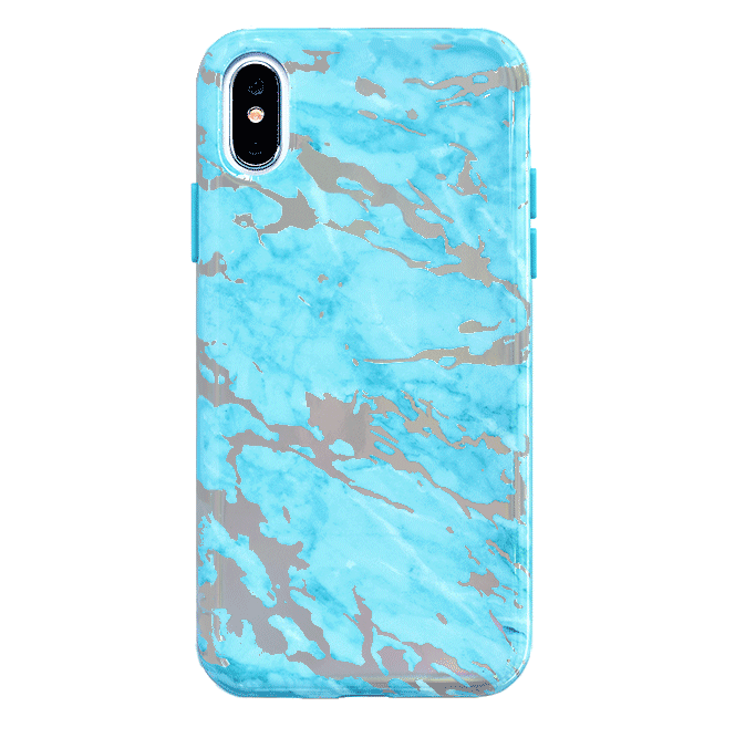 Blue Marble Holo Chrome Case - iCase Stores