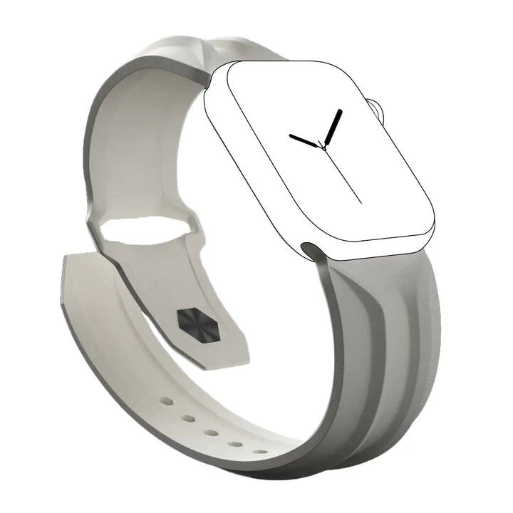 CYPER BAND Strap for Apple Watch - White - iCase Stores