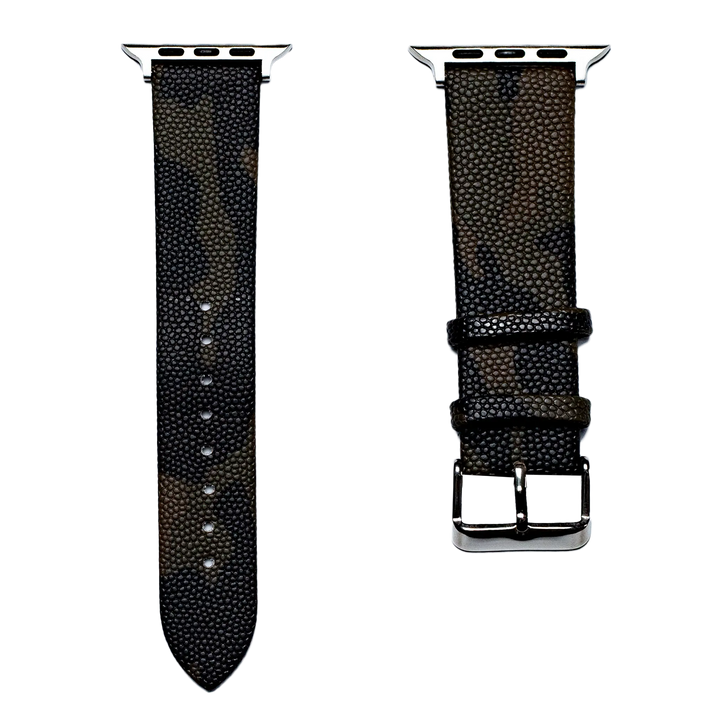 Camouflage Leather Strap For Apple Watch - iCase Stores