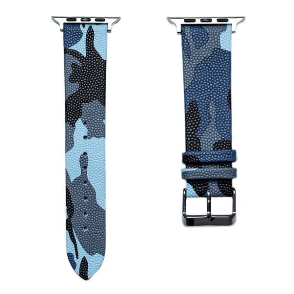 Camouflage Leather Strap For Apple Watch - iCase Stores