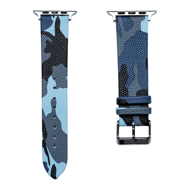 Camouflage Leather Strap For Apple Watch - iCase Stores