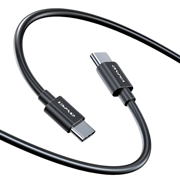 Awei CL-165T Type-C to Type-C Braided Fast Charging Cable