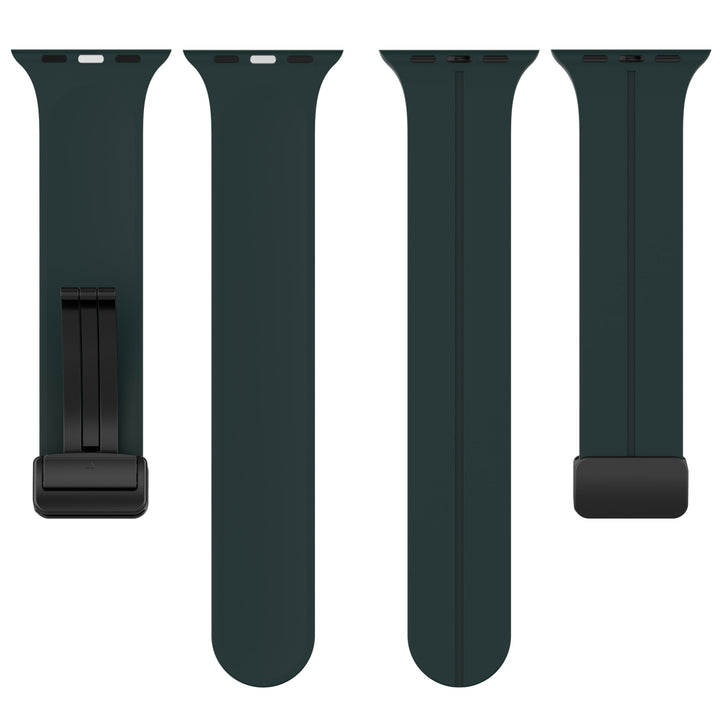 Solid Color Magnetic Buckle Silicone Watch Band For Apple Watch - iCase Stores
