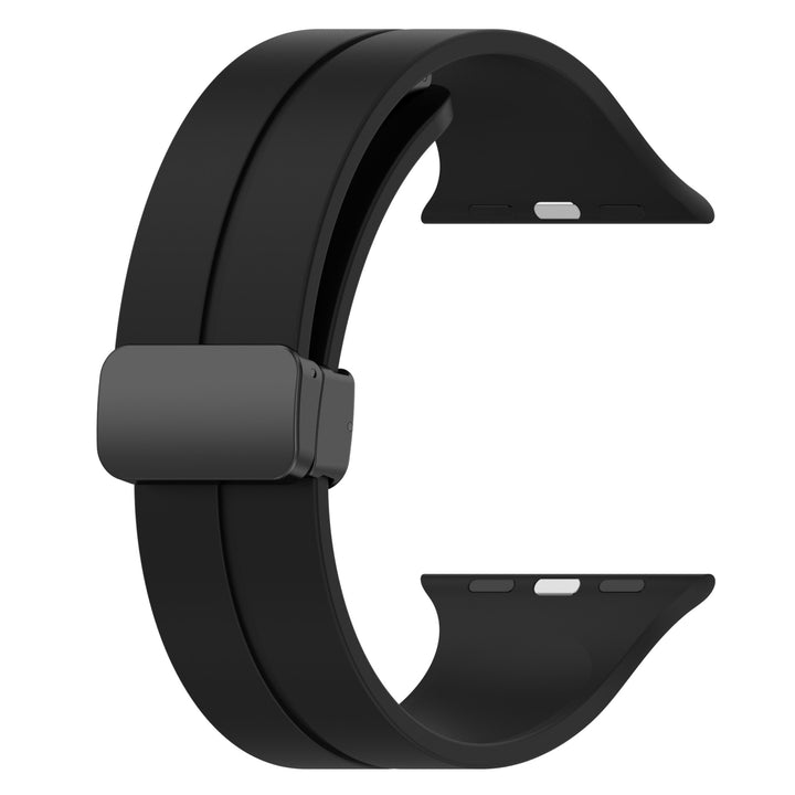 Solid Color Magnetic Buckle Silicone Watch Band For Apple Watch - iCase Stores