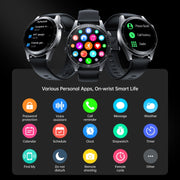 JOYROOM Classic Waterproof IP68 Classic Series Smart Watch (Make/Answer Call) With Leather Straps