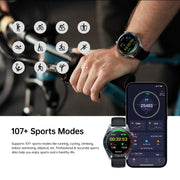 JOYROOM Classic Waterproof IP68 Classic Series Smart Watch (Make/Answer Call) With Leather Straps