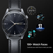 JOYROOM Classic Waterproof IP68 Classic Series Smart Watch (Make/Answer Call) With Leather Straps - iCase Stores