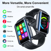 JOYROOM Waterproof IP68 Smartwatch With Silicone Black Strap Answer/Make Call - iCase Stores
