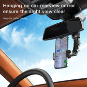 Yesido Multifunctional Car Rear View Mirror Phone Holder
