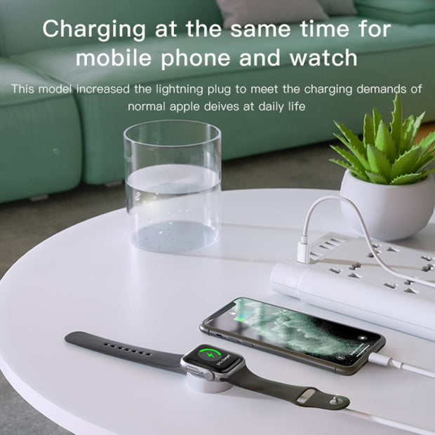 Yesido 2 In 1 Charging Cable For Apple Watches & Lightning Devices 1.2M